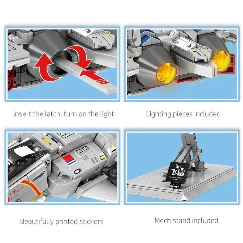Transformers Robot Fighter Jet | 1232pcs