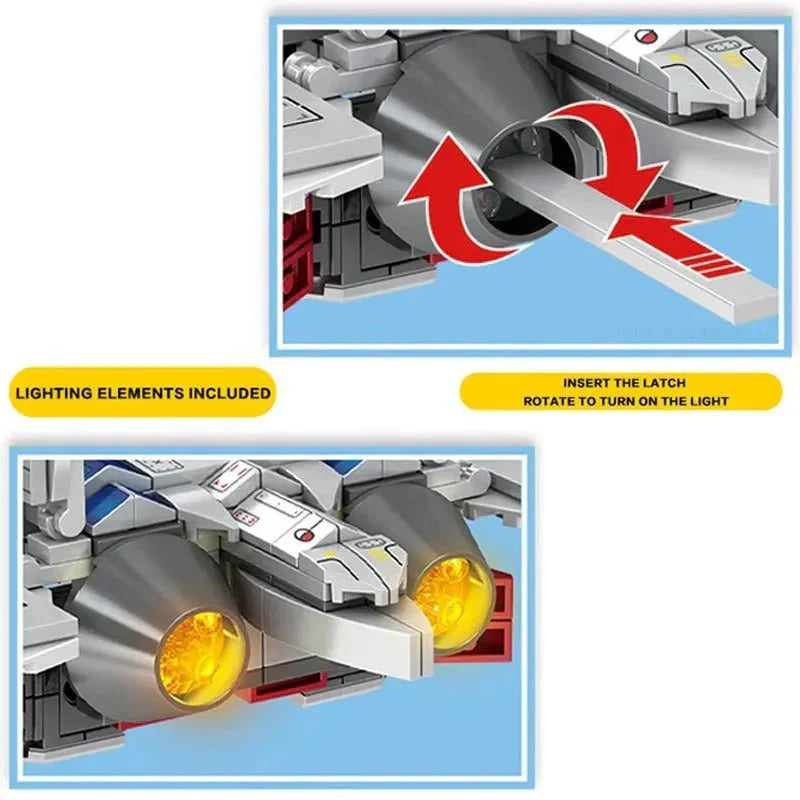 Transformers Robot Fighter Jet | 1232pcs