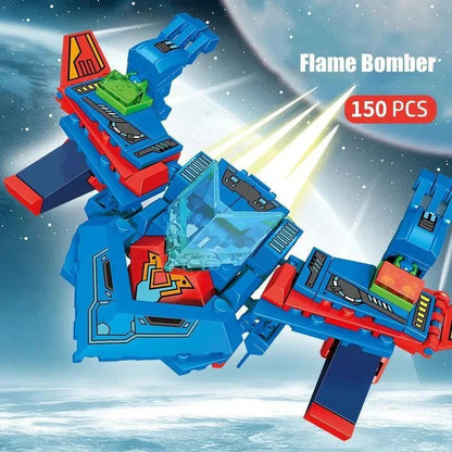 Transforming Flaming War Mecha Robot | 717pcs
