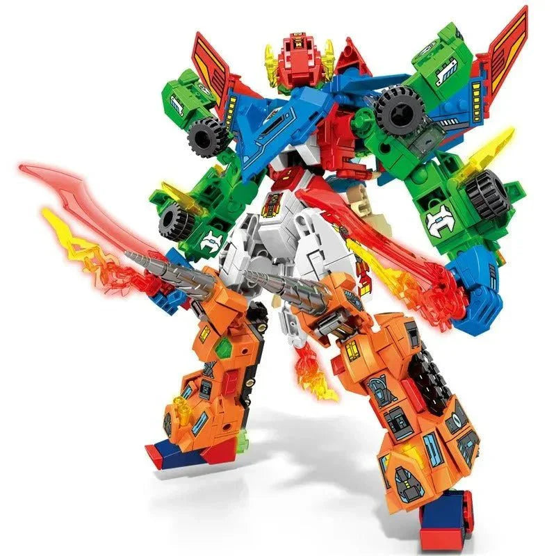 Transforming Flaming War Mecha Robot | 717pcs
