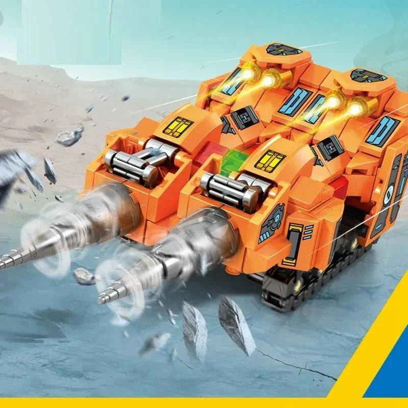 Transforming Flaming War Mecha Robot | 717pcs