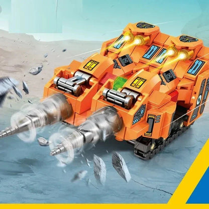 Transforming Flaming War Mecha Robot | 717pcs