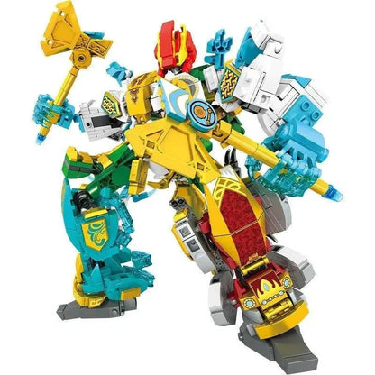 Transforming Mecha Robot Therion Totems Bricks Toy | 868pcs
