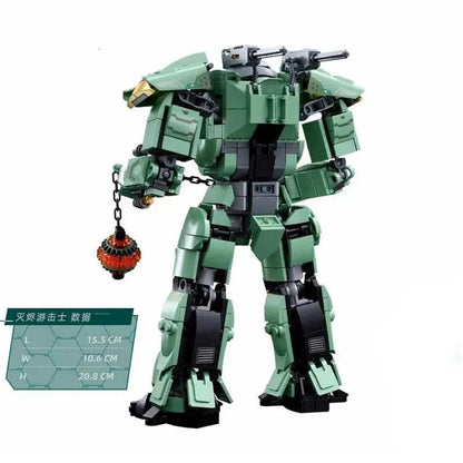Transforming Mecha Robot Warrior Leader Bricks Toy | 542pcs