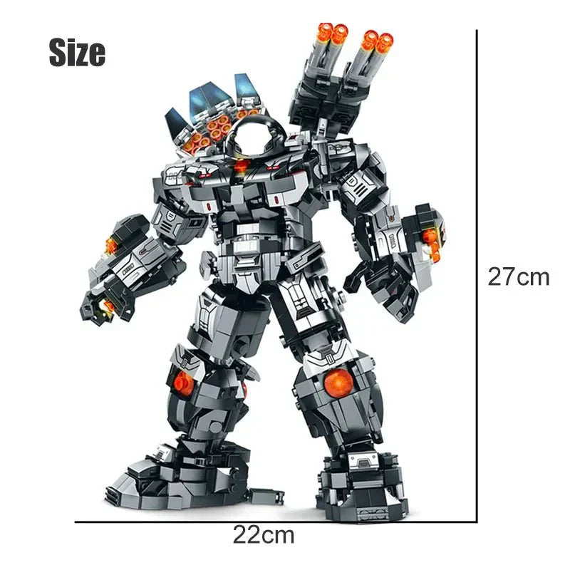 Transforming Super Heroes Steel Mecha Robot Bricks Toy | 1418pcs