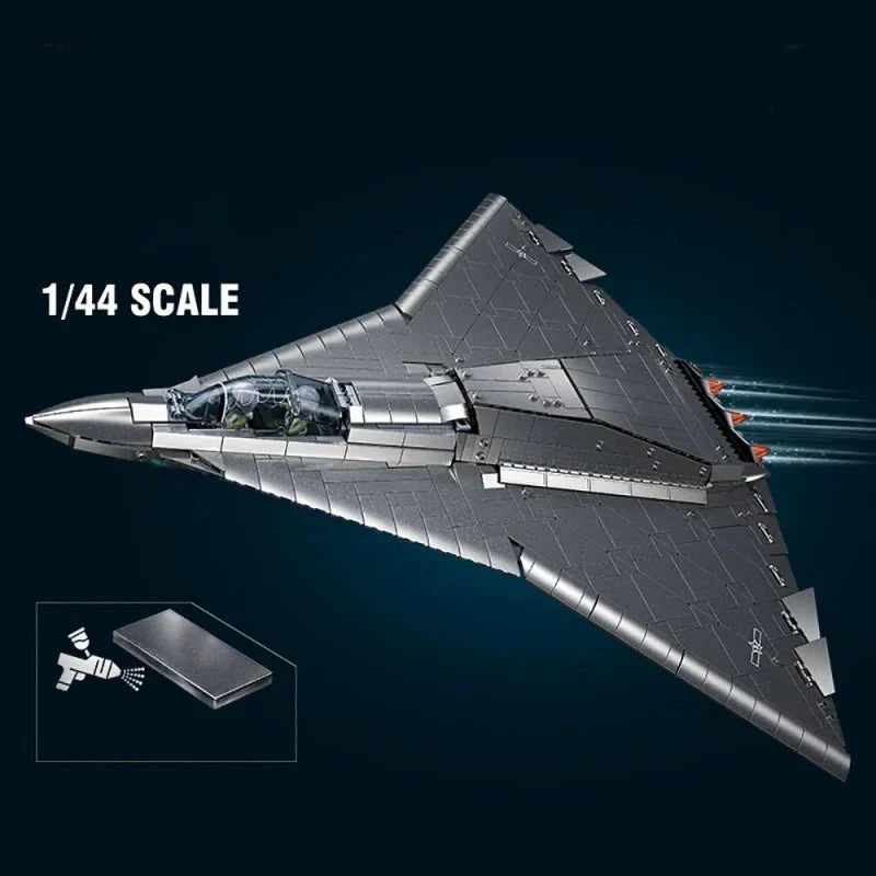 Triple-Engine Jet Fighter | 1182pcs