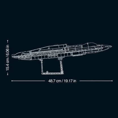 Triple-Engine Jet Fighter | 1182pcs