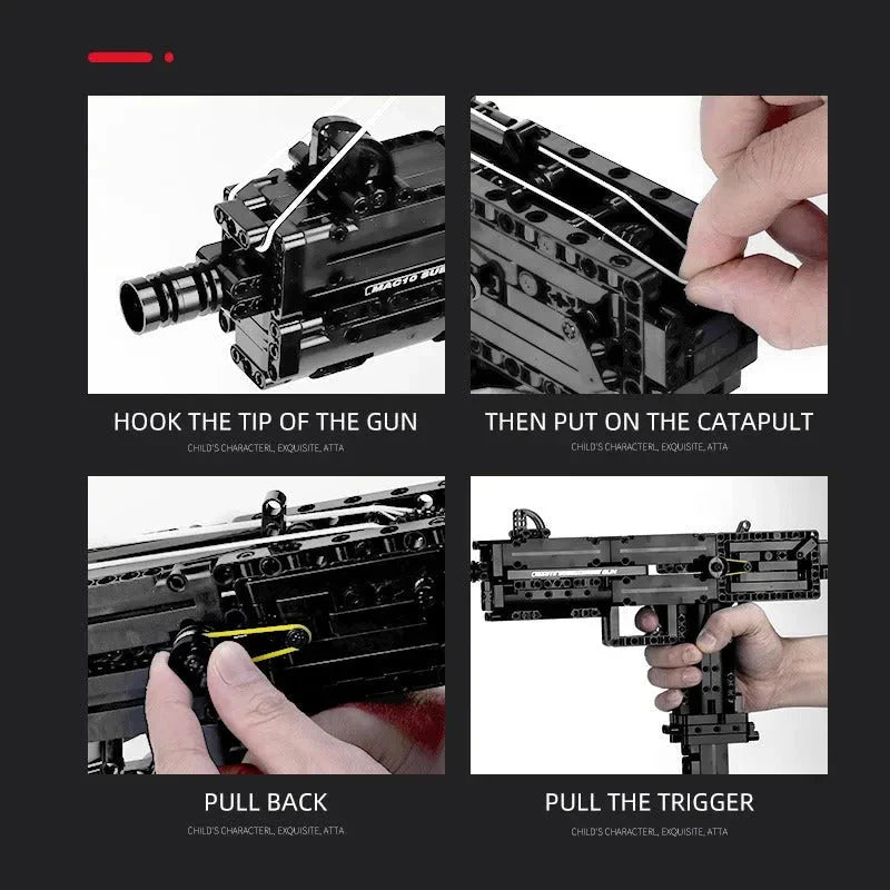 UZI SMG Sub Machine | 796pcs