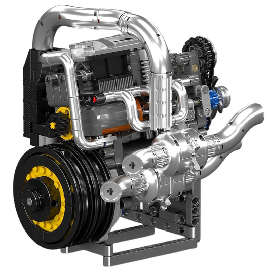 V8 Supercar Engine Kit | 739pcs