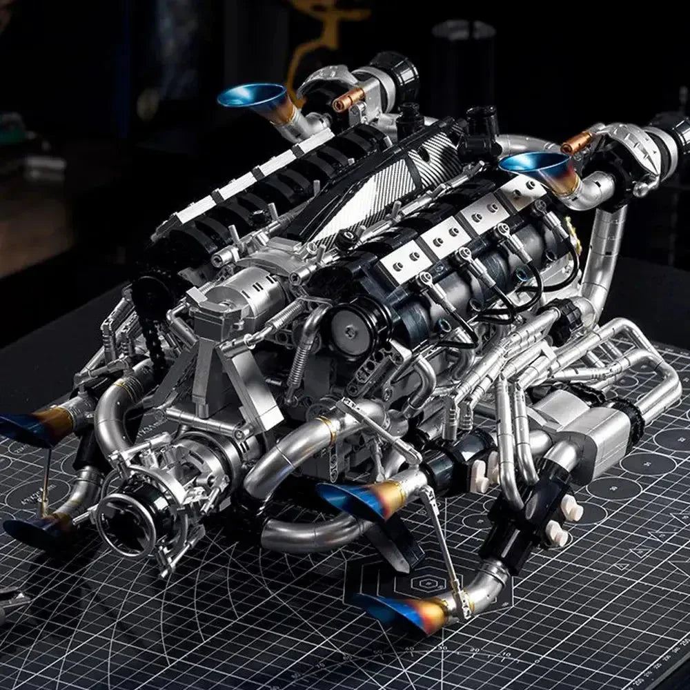V8 Turbocharged Engine | 2773pcs