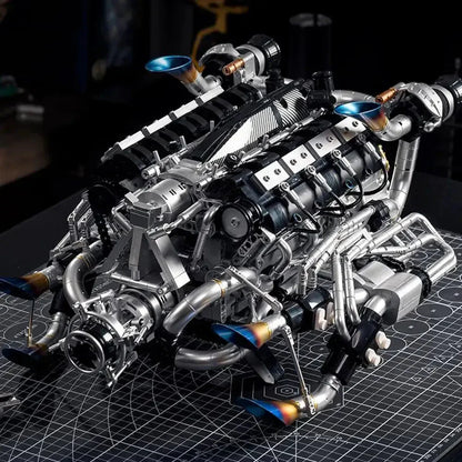 V8 Turbocharged Engine | 2773pcs