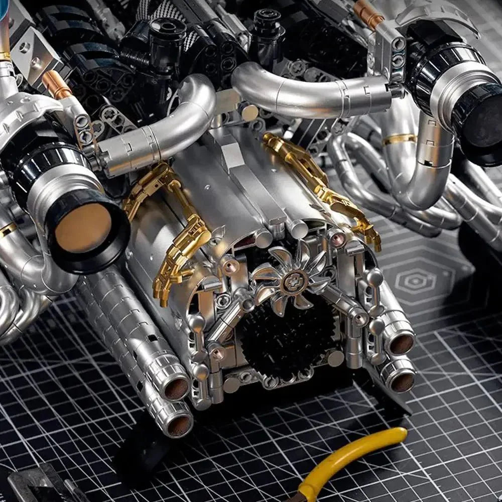 V8 Turbocharged Engine | 2773pcs