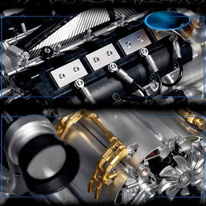 V8 Turbocharged Engine | 2773pcs