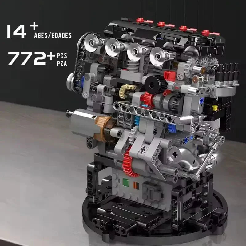 VTEC DOHC Motorized Engine | 772pcs