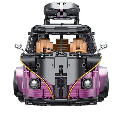 Stanced VW Retro Camper Van | 3298pcs