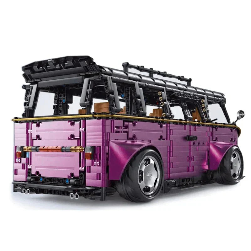Stanced VW Retro Camper Van | 3298pcs