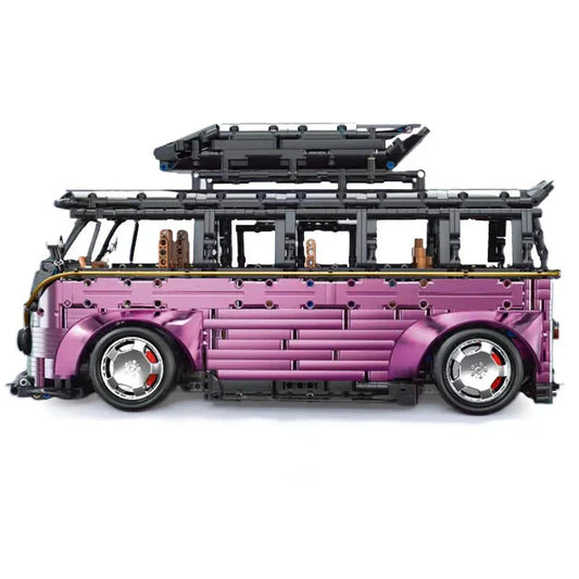 Stanced VW Retro Camper Van | 3298pcs