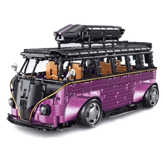 Stanced VW Retro Camper Van | 3298pcs