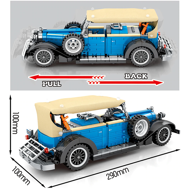 Vintage 1932 Classic Roadster | 785pcs