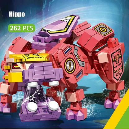 Wilderness Guardian Transforming Mecha Bricks Kids Toy | 927pcs