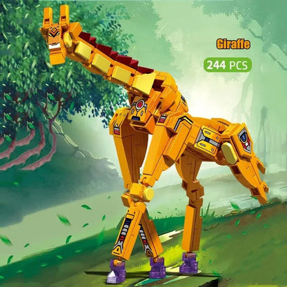 Wilderness Guardian Transforming Mecha Bricks Kids Toy | 927pcs
