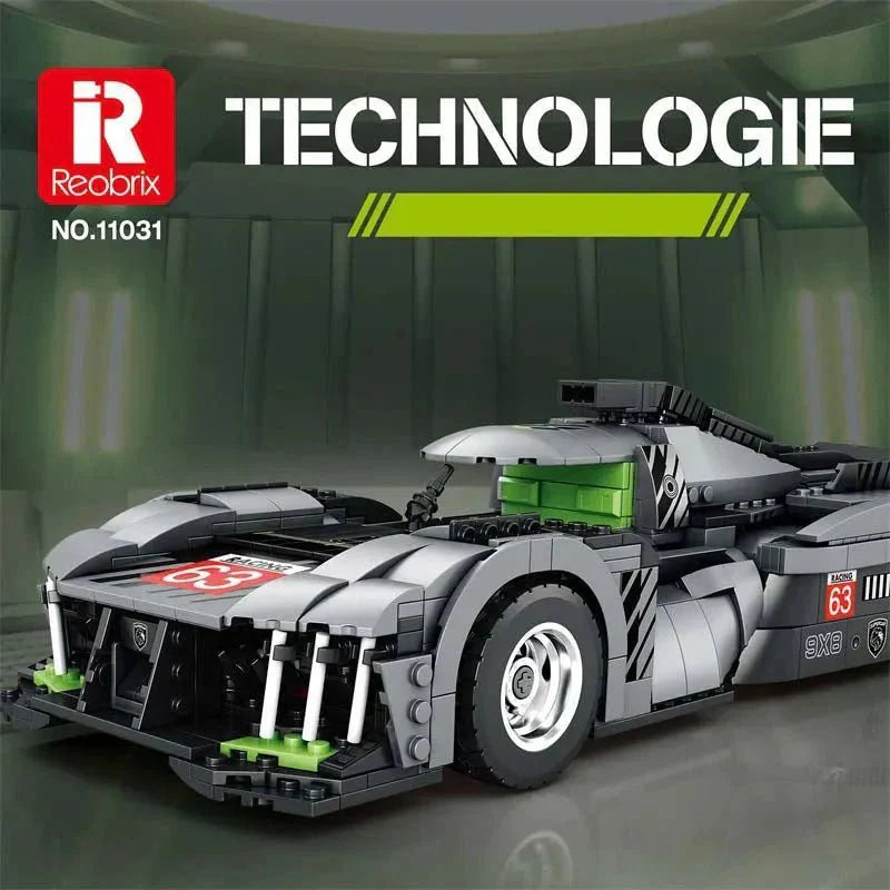 Wingless Hybrid 9x8 Le Mans Racer | 1338pcs
