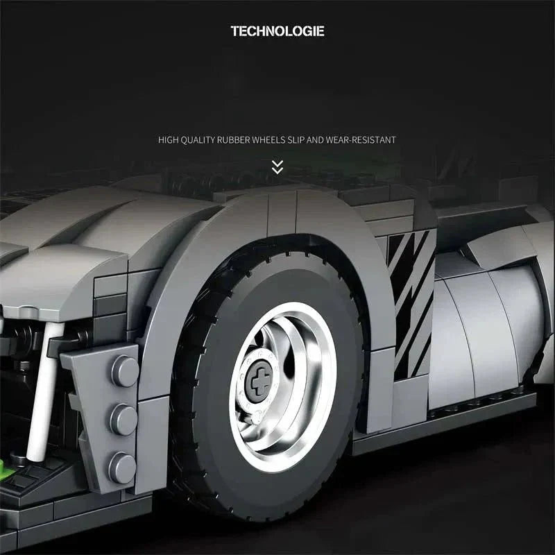 Wingless Hybrid 9x8 Le Mans Racer | 1338pcs