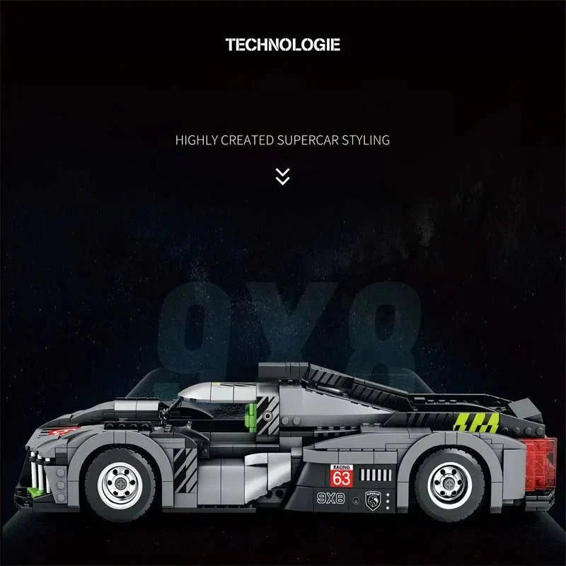 Wingless Hybrid 9x8 Le Mans Racer | 1338pcs