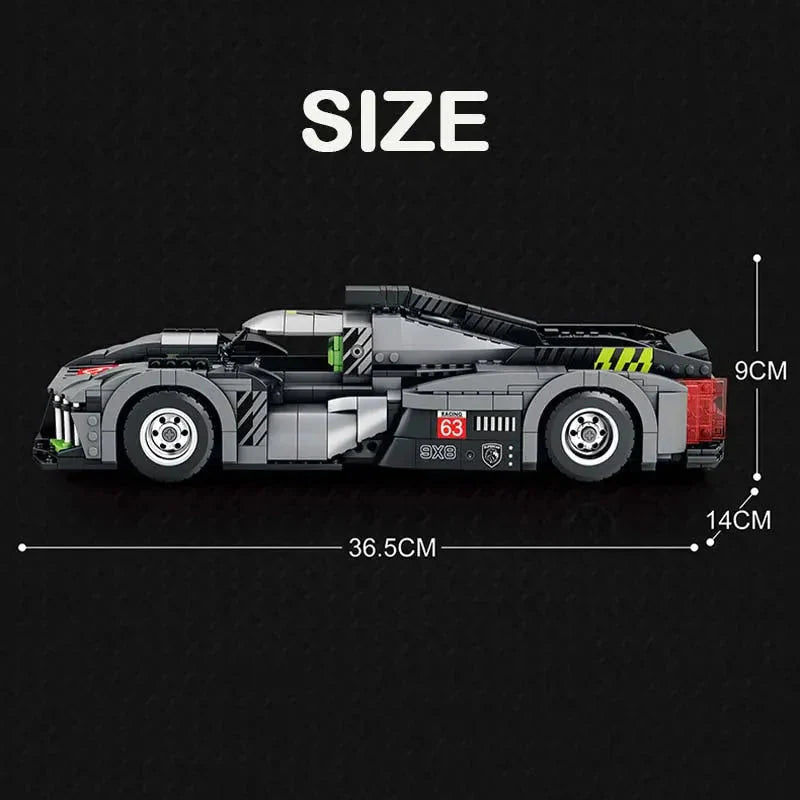 Wingless Hybrid 9x8 Le Mans Racer | 1338pcs