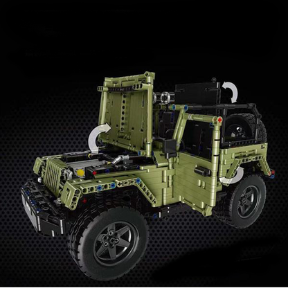 Jurassic 4x4 Wrangler Remote Control | 2048pcs