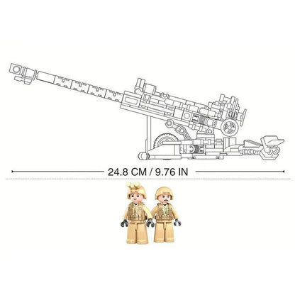 WW2 M777 Light Artillery | 258pcs