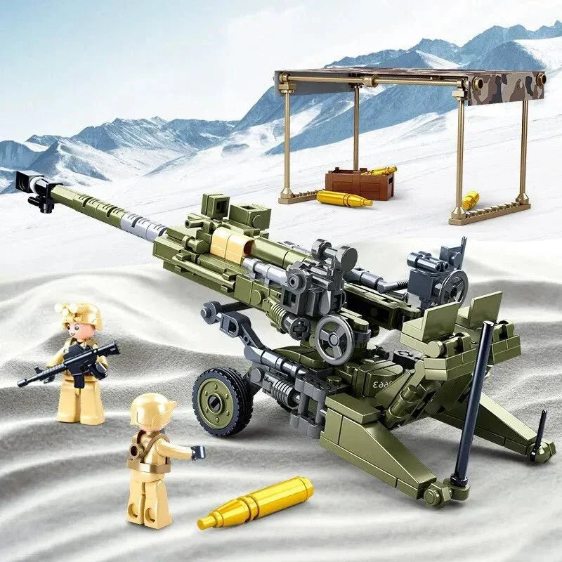 WW2 M777 Light Artillery | 258pcs