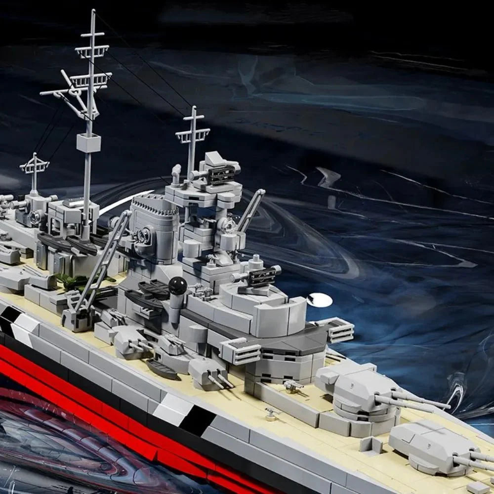 WWII Battleship 1940 | 2686pcs