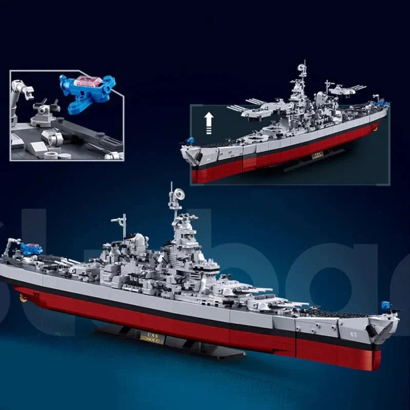 WWII Battleship 1945 | 1739pcs