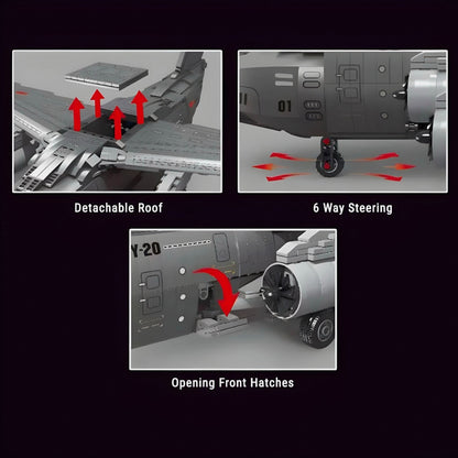 Y-20 Special Military Aircraft | 2202pcs