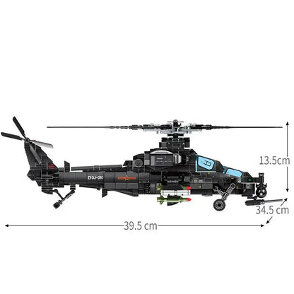 Z-10 Atack Helicopter | 704pcs